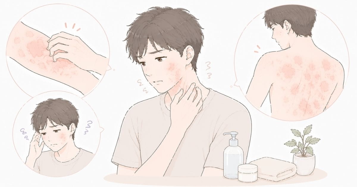 蕁麻疹のイメージ