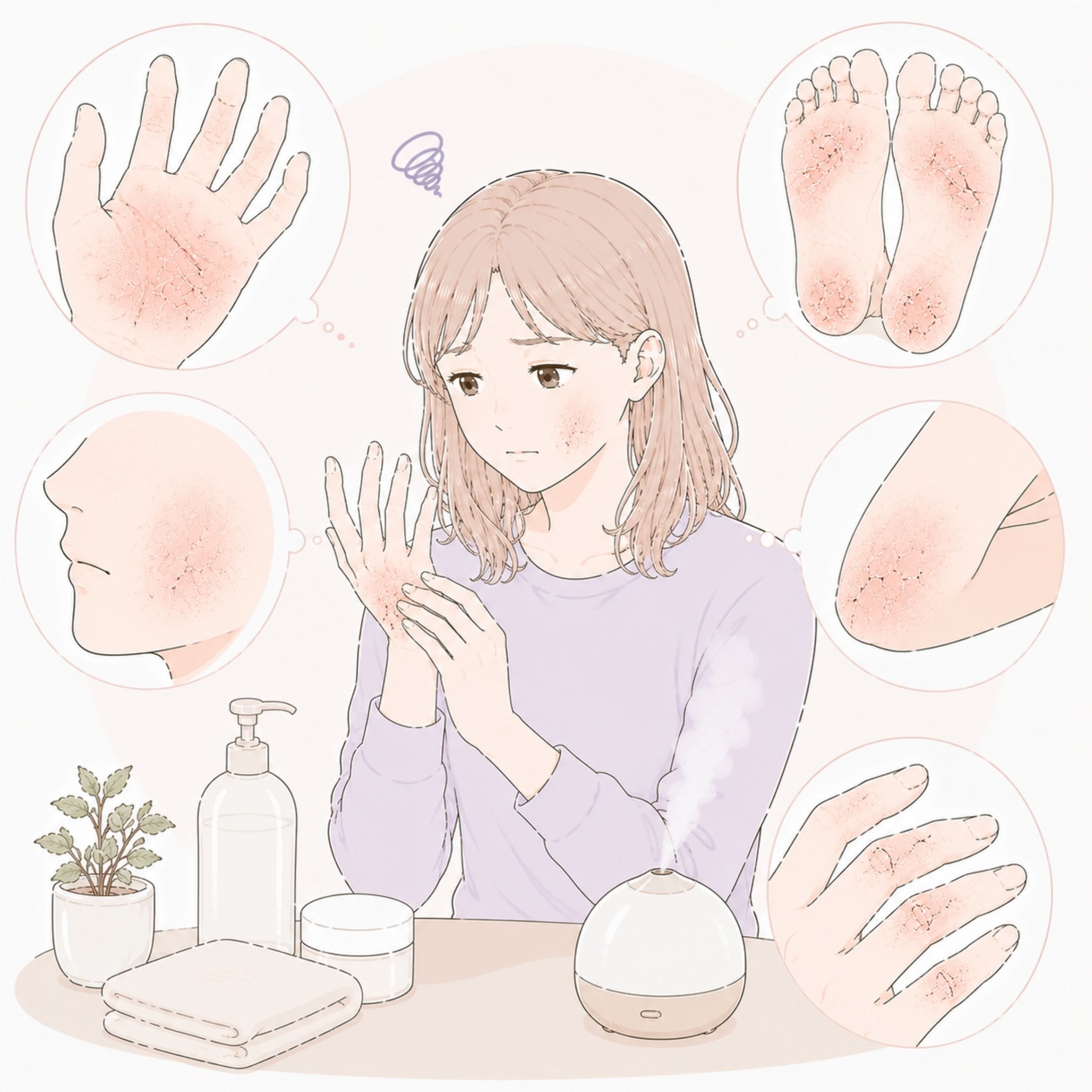 乾燥・ひび割れタイプ