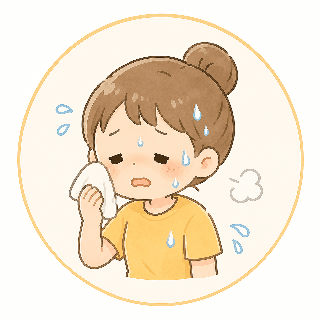気虚タイプのイラスト