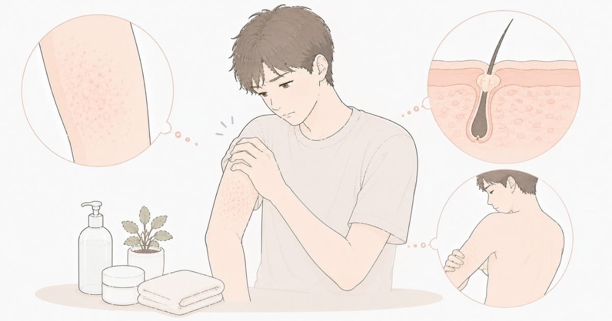 毛孔性苔癬のイメージ