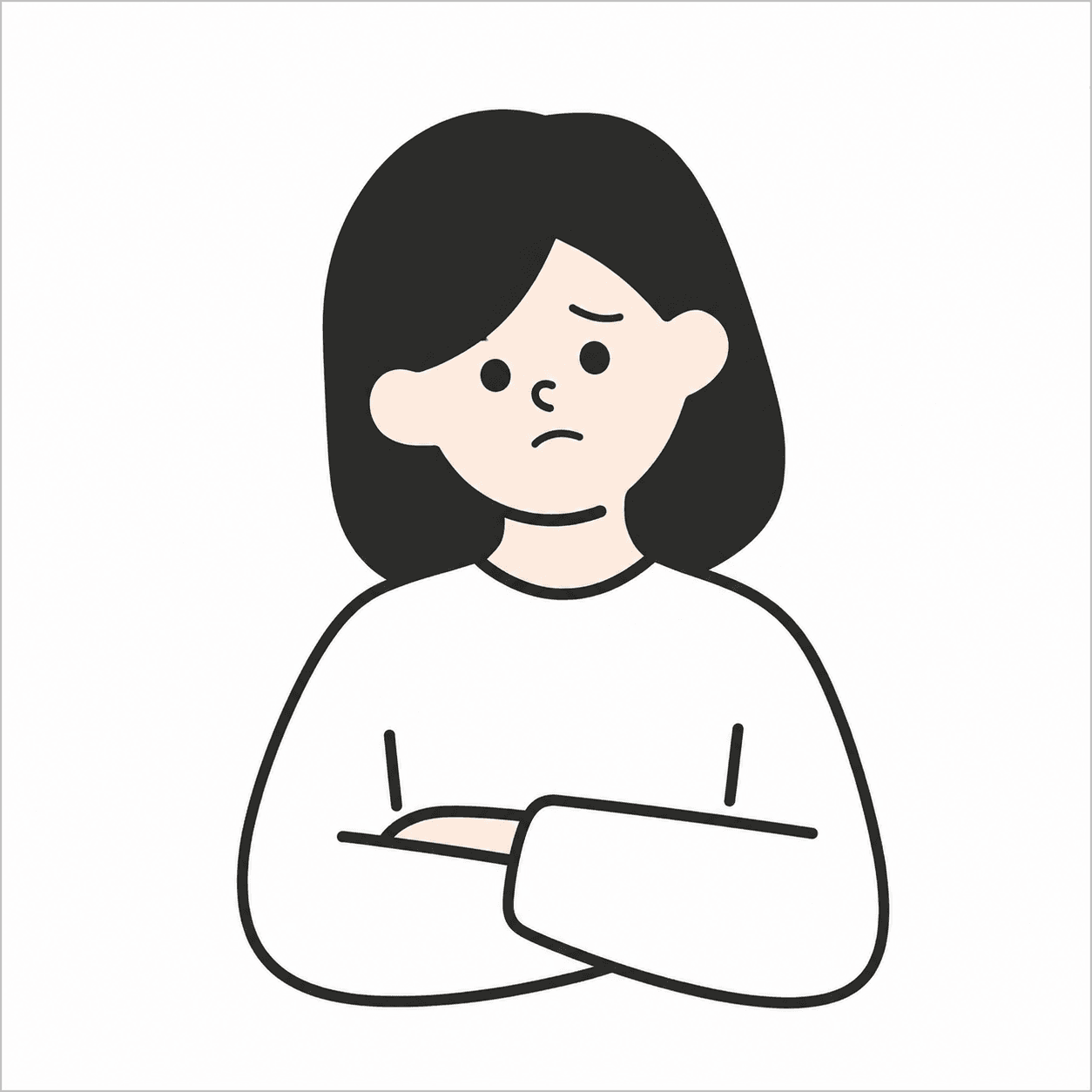 忙しくて店舗に相談に行けない方のイラスト