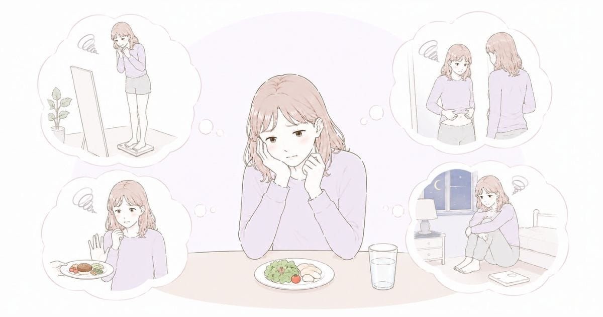 摂食障害のイメージ
